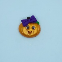 Pumpkin with bow